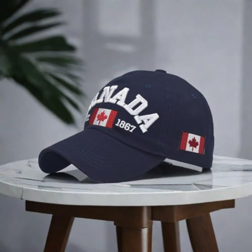 Maple Leaf Baseball Cap Classic Retro Sporty Adju… - image 5